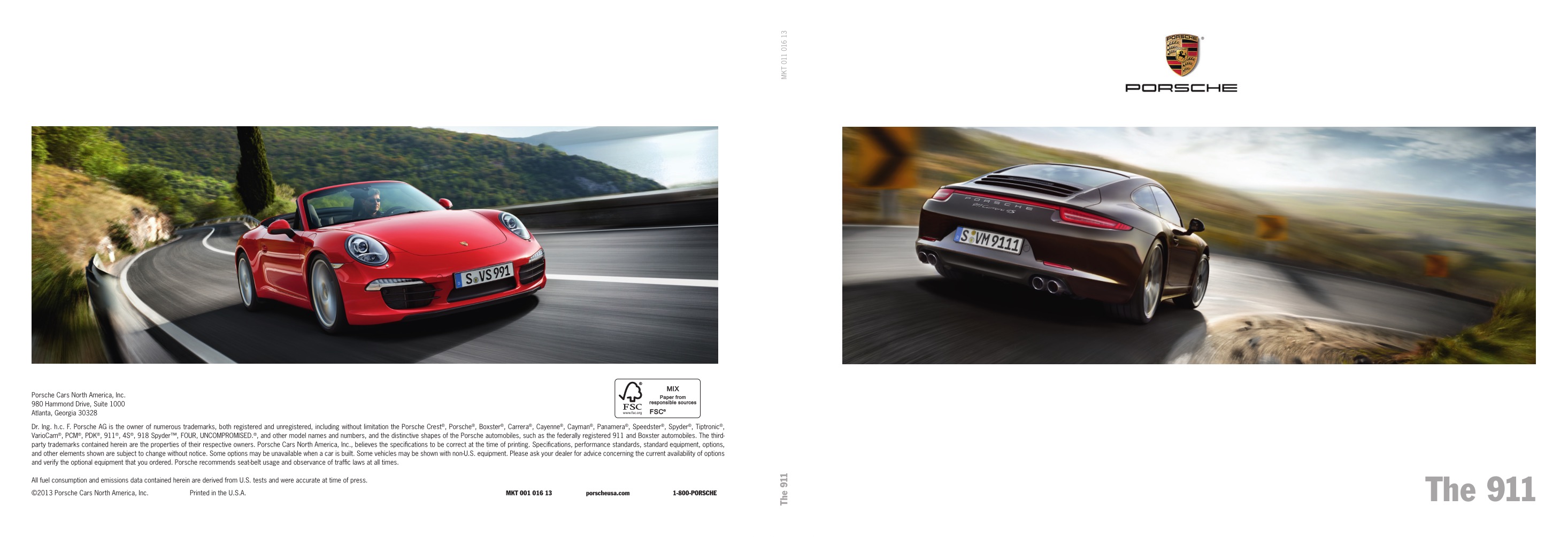 2013 Porsche 911 Brochure Page 42